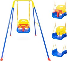 3-in-1 Toddler Swing Set with