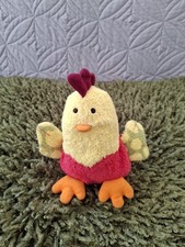 RARE ELC EARLY LEARNING CENTRE BLOSSOM FARM CHICKEN CHICK SOFT TOY WITH SOUND GC