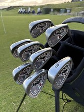 PING I15 IRONS 3-PW STIFF FLEX STEEL SHAFTS BLACK DOT