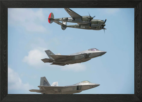 Aircraft generations framed - aircraft,