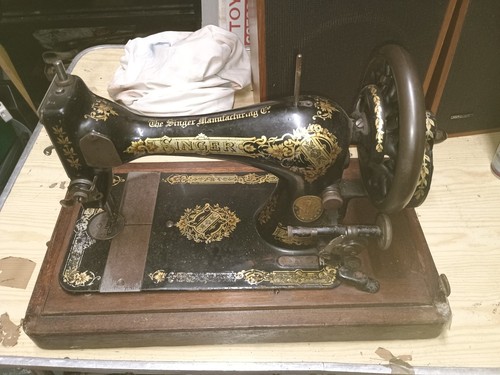 Antique 1903 singer 28k hand - 1903,