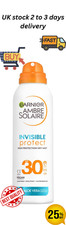Garnier Ambre Solaire Invisble Protect Dry Mist SPF 30, Fast Absorbing, High UVA