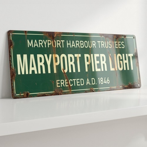 Maryport pier light metal - light,