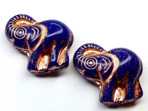 20mm czech glass animal - glass,