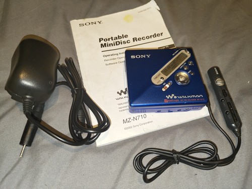 Sony minidisc player - sony, player/recorder