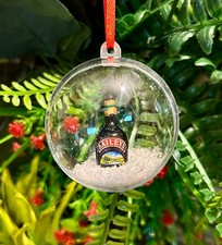 Handmade BAILEYS BOTTLE & SNOW