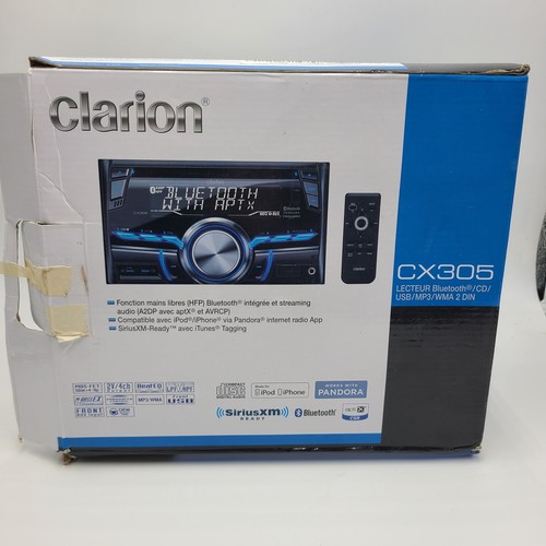 Clarion cx305 double din - clarion,