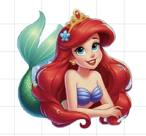 Pre cut princess ariel - princess,