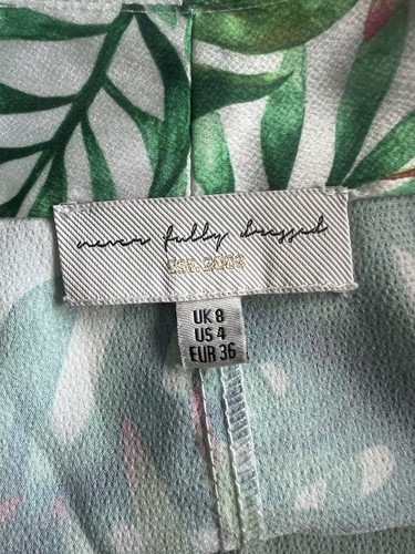 Never fully dressed green - never,