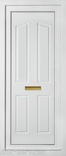 WHITE FULL HEIGHT UPVC DOOR
