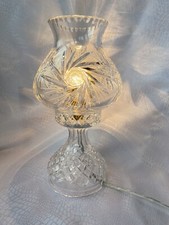 Vintage Cut Crystal Table Lamp