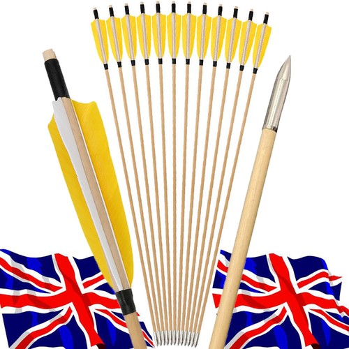 12x archery wooden arrows - archery,