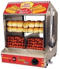 Hot dog steamer, hot dog