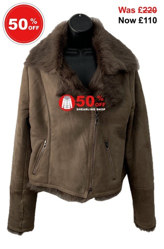 Ladies shearling sheepskin - b3,