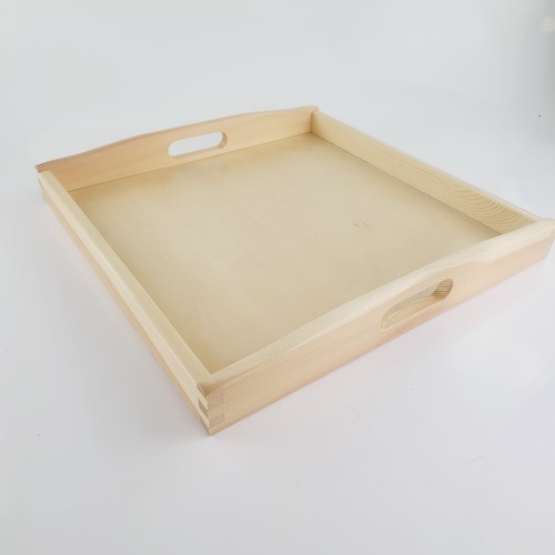 Large wooden square serving - large,