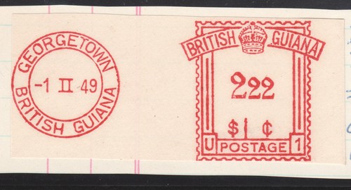 British guiana 1949 - british, 1949-52