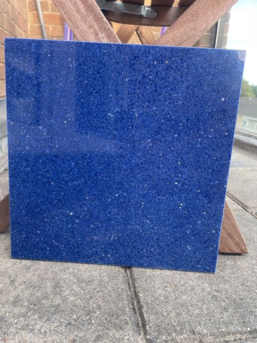 Blue mirror fleck quartz - mirror, tiles