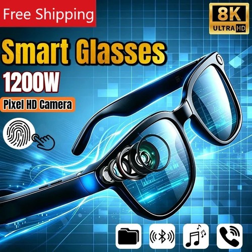 Smart glasses camera touch - 8k,