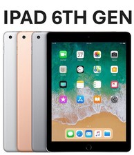Apple iPad 6th Gen 2018 32GB 128GB WiFi/4G 9.7" Generation All Colours Cellular