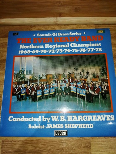 Vintage vinyl brass band - vintage,