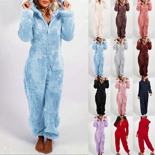 Women fluffy fleece 1onesie - women,