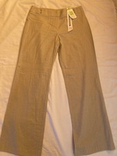 M&S Linen Trousers Flax Size