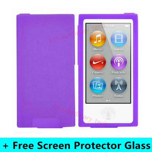 Purple silicone soft skin case - soft,