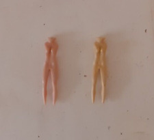 Two Novelty Golf Tees Pink and Cream 7.5cm long.