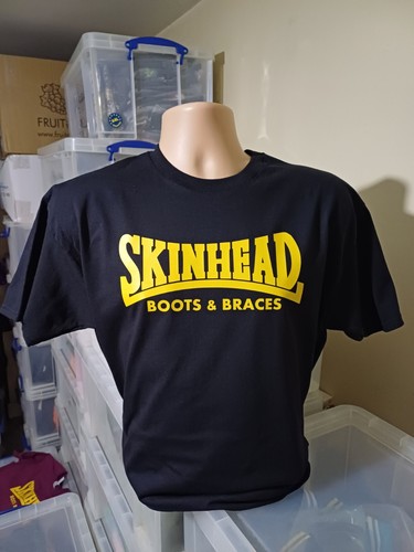 Skinhead shirt boots - skinhead, t