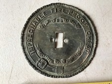 SAFE PLATE PLAQUE VINTAGE