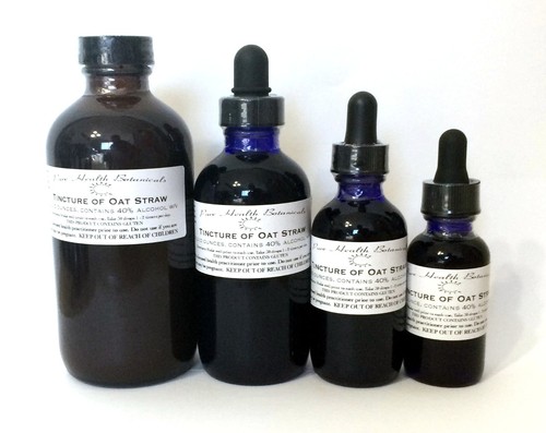 Oat straw tincture - oat, tincture,