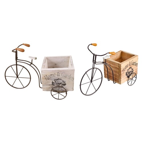 Bike flower pot tricycle - flower,