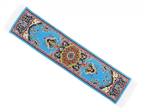 Dolls house blue turkish woven - house,
