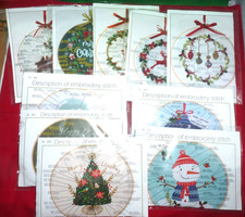 ASSORTED CHRISTMAS EMBROIDERY