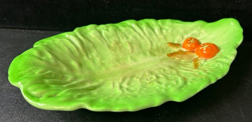 Carlton ware green leaf dish - ware,