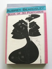 AUBREY BEARDSLEY BOOK OF 30 POSTCARDS ( 1990 ) VGC