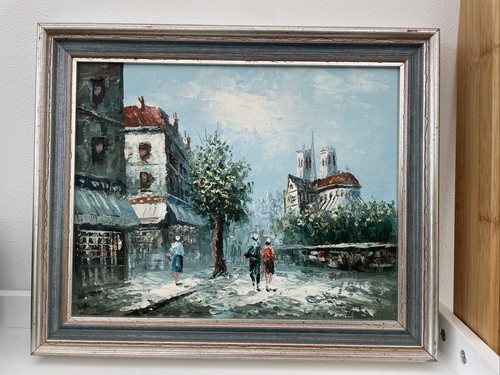 Mid century framed paris - mid-century,
