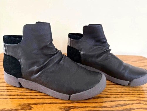 Clarks trigenic black leather - clarks,