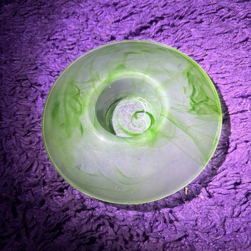 Art deco glass dish - dish, bowl