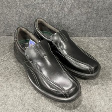 CLARKS Gessler Step Leather Shoes Men's Size US 11 M Black