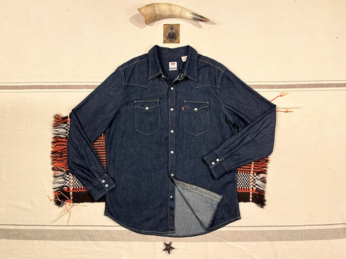 Levi barstow western shirt - shirt, l