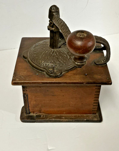 Antique cast iron coffee - antique,