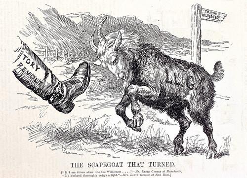 Political cartoon the scape - political,