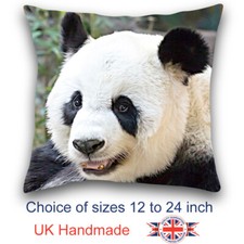Panda Cushion, Panda Pillow, Animal Art Cushion,