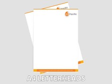 A4 Full colour Letterheads. Letters 120gsm Single Sided fully Tracked