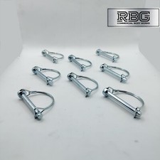 8x D Lock Pins - 8X70MM Wire