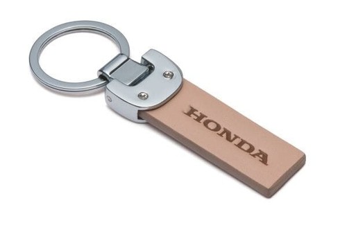 Honda genuine leather keyring - honda,
