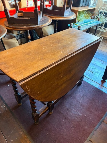 Antique oval drop leaf - antique,