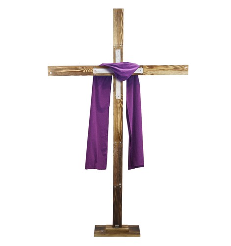 Wooden cross for church - wooden,
