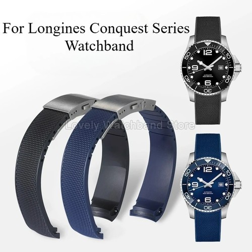 21mm rubber watch strap curved - 21mm,